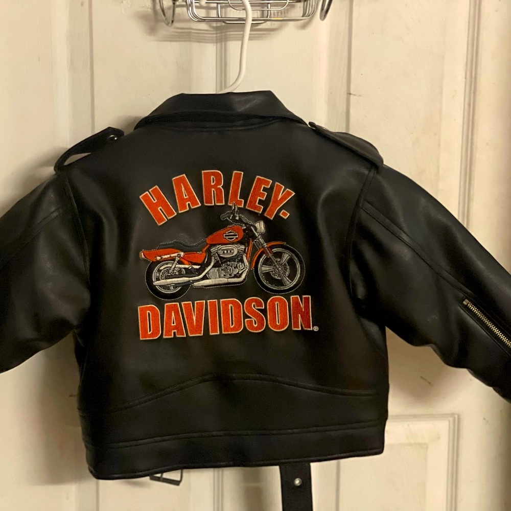 Kids Harley Davidson leather jacket